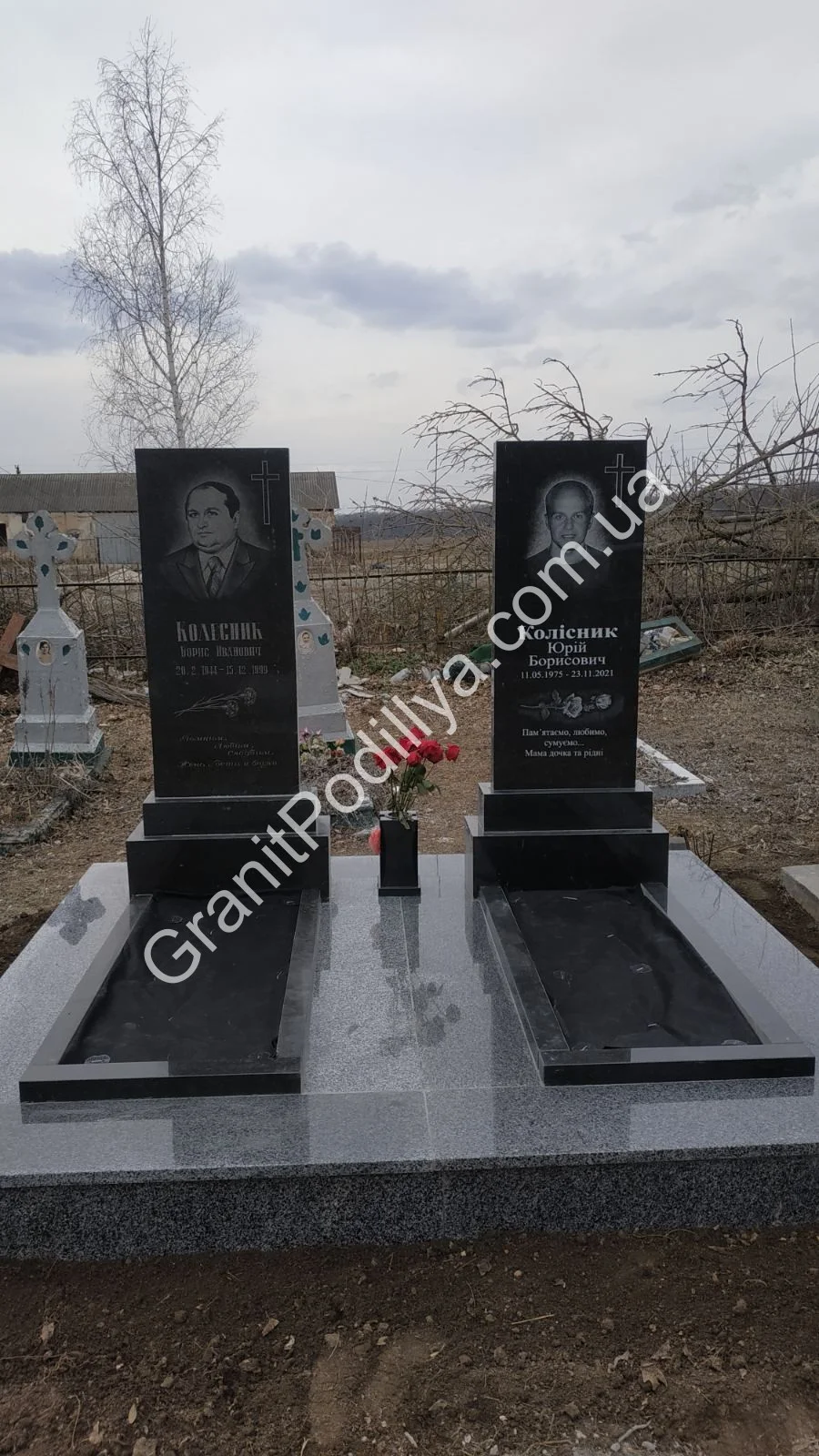 Одинарний пам'ятник з граніту - Кам'янець-Подільський | GranitPodillya